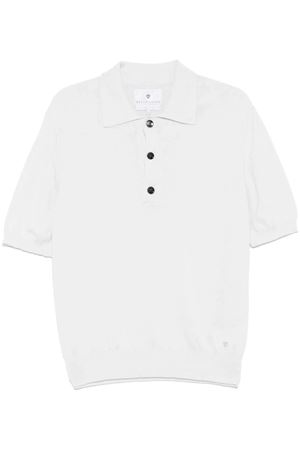 Polo In Crepe Manica Corta Bianca SEVEN GAUGE | PUL006110186